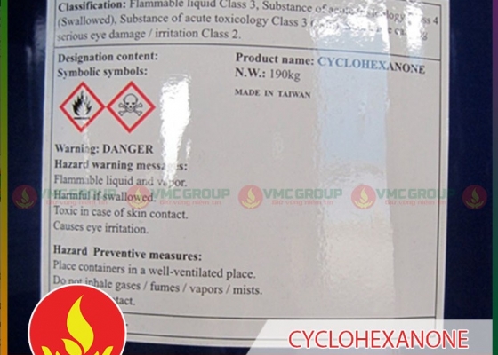 DUNG MÔI CYCLOHEXANONE CYC