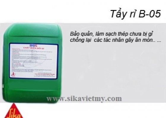 SIKA B-05 || CHẤT TẨY GỈ SẮT THÉP || HÓA CHẤT XÂY DỰNG