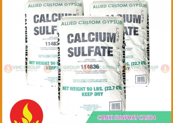 CANXI SUNPHAT || CALCIUM SULFATE || PHỤ GIA THỰC PHẨM