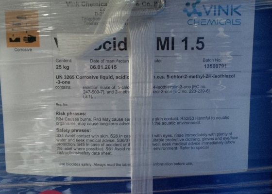 CHẤT BẢO QUẢN NƯỚC VINKOCIDE CMI 1.5 || Hóa Chất Tẩy Rửa