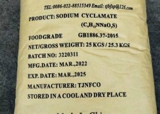 ĐƯỜNG TẠO NGỌT || E952 || C6H12NNAO3S || SODIUM CYCLAMATE || BAO 25KG || CHINA