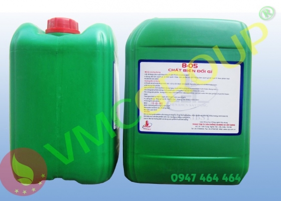 CHẤT BIẾN ĐỔI GỈ B05 || CHỐNG OXY HÓA || HÓA CHẤT XÂY DỰNG