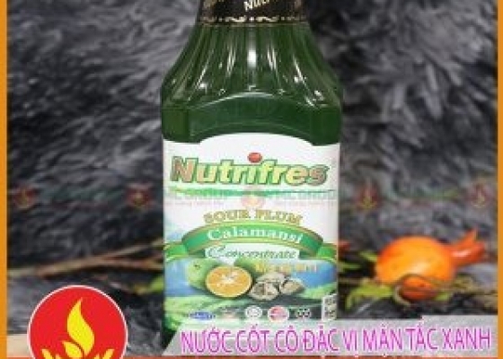 NƯỚC CỐT TRÁI CÂY CÔ ĐẶC VỊ MẬN TẮC XANH || CHAI 1000GRAM || MALAYSIA