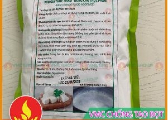 CHẤT CHỐNG TẠO BỌT THỰC PHẨM || PHỤ GIA THỰC PHẨM