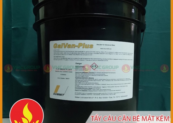 CHẤT TẨY CẶN AN TOÀN CHO BỀ MẶT KẼM GALVAN PLUS || Hóa Chất Tẩy Rửa