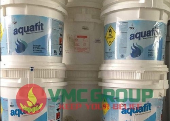 Clorin Ấn Độ Aquafit 62% || thùng lùn || HÓA CHẤT THỦY SẢN