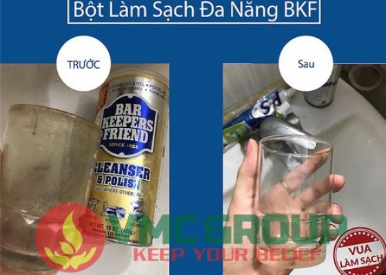 Bột Bar Keepers Friend Cleanser Polish || Hóa Chất Tẩy Rửa Đa Năng