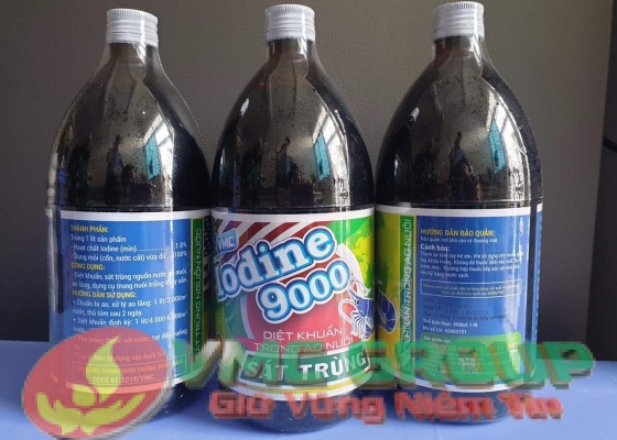 IODINE 9000 DIỆT KHUẨN SÁT TRÙNG || HÓA CHẤT THỦY SẢN